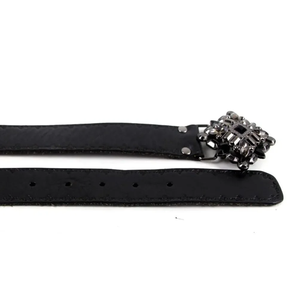 Fossil BLACK GENUINE LEATHER 1 3/8